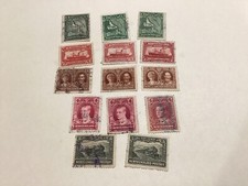 NewFoundland 1928 Publicity issue, 3 shades of 1,2,3,4 and 2 of 5c,14 used stamp