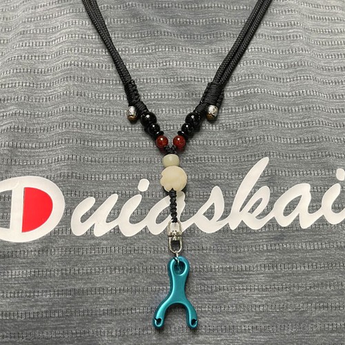 CNC Machining Titanium Alloy Mini Slingshot Pendant - Picture 3 of 6