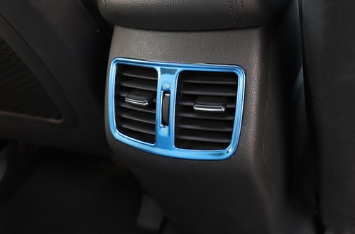 For Hyundai Tucson 2016-2018 Blue Titanium Rear Air Outlet Vent Frame Trim 1PCS - Picture 2 of 8