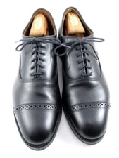Allen Edmonds  "FIFTH AVENUE" Men's Cap-Toe Oxfords 9 D Black DAINITE (577N)
