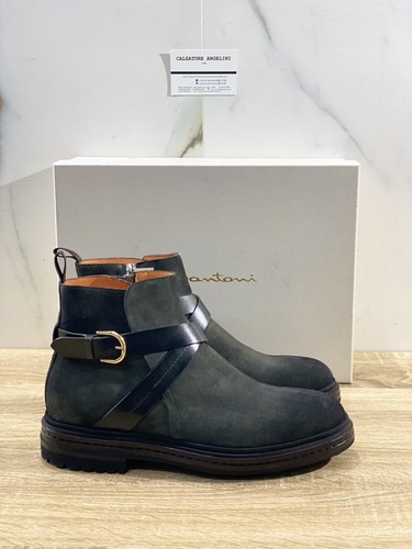 Scarpa Santoni uomo Polacchino in pelle T.Moro MGMI16282JL9ENOEQ64