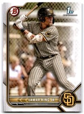 2022 1st Bowman Paper Prospect Lamar King Jr. San Diego Padres #BD-143