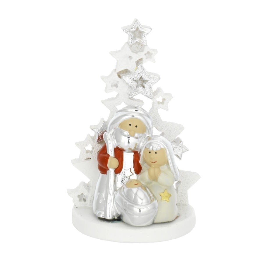 ALBERO STILIZZATO H. 8,5 CON PRESEPE BAGUTTA  COD.05
