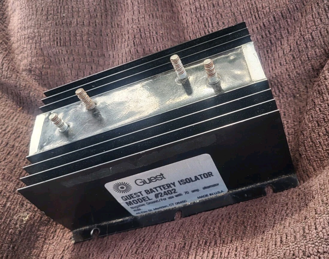 Marine Battery  Isolator  Guest Model #2402  70 amp  USA Made Boat Parts 