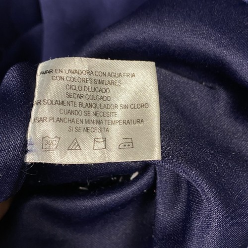 Disney Eeyore Hello I Guess Womens Large Button Up Blouse Navy Embroidered - Picture 10 of 16