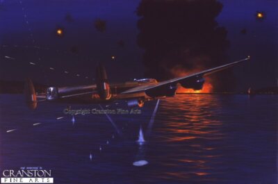 Dambuster 617 sqd Aviation art print Lancaster RAF Bomber Command Flt Lt Maltby 