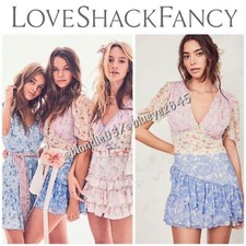 LoveShackFancy “Bea” patchwork dress 0