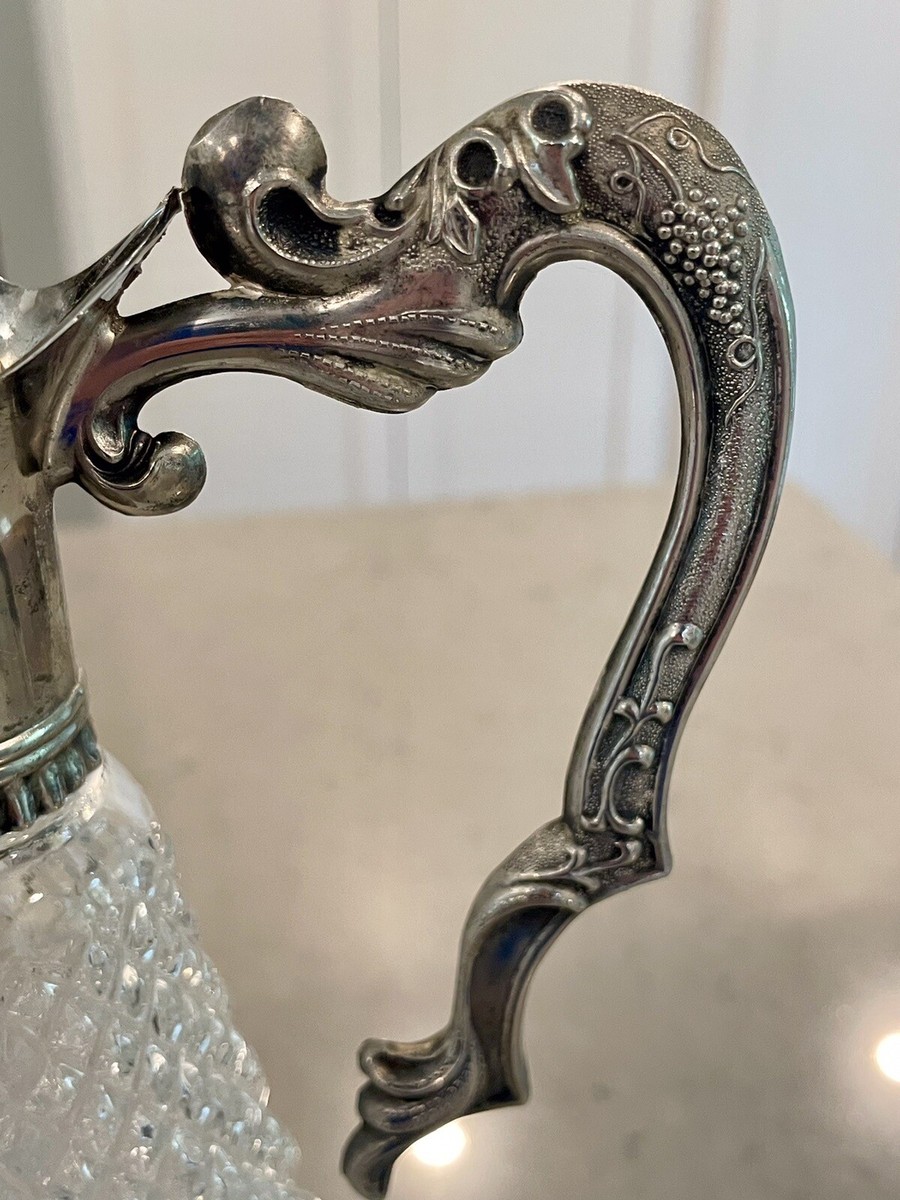 イタリア　アンティーク　Jug Decanter　シルバープレート イタリア アンティーク Jug Decanter シルバープレート