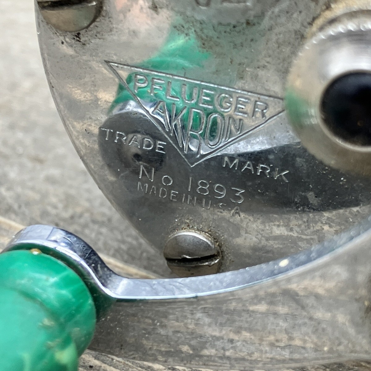 Ancien Moulinet De Pêche Pflüger Akron Modèle 1893 – Vintage R2