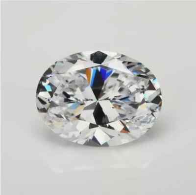 1.25 CT VVS1 D Grade Oval Cut Natural White Diamond Ring Size - Certified D02