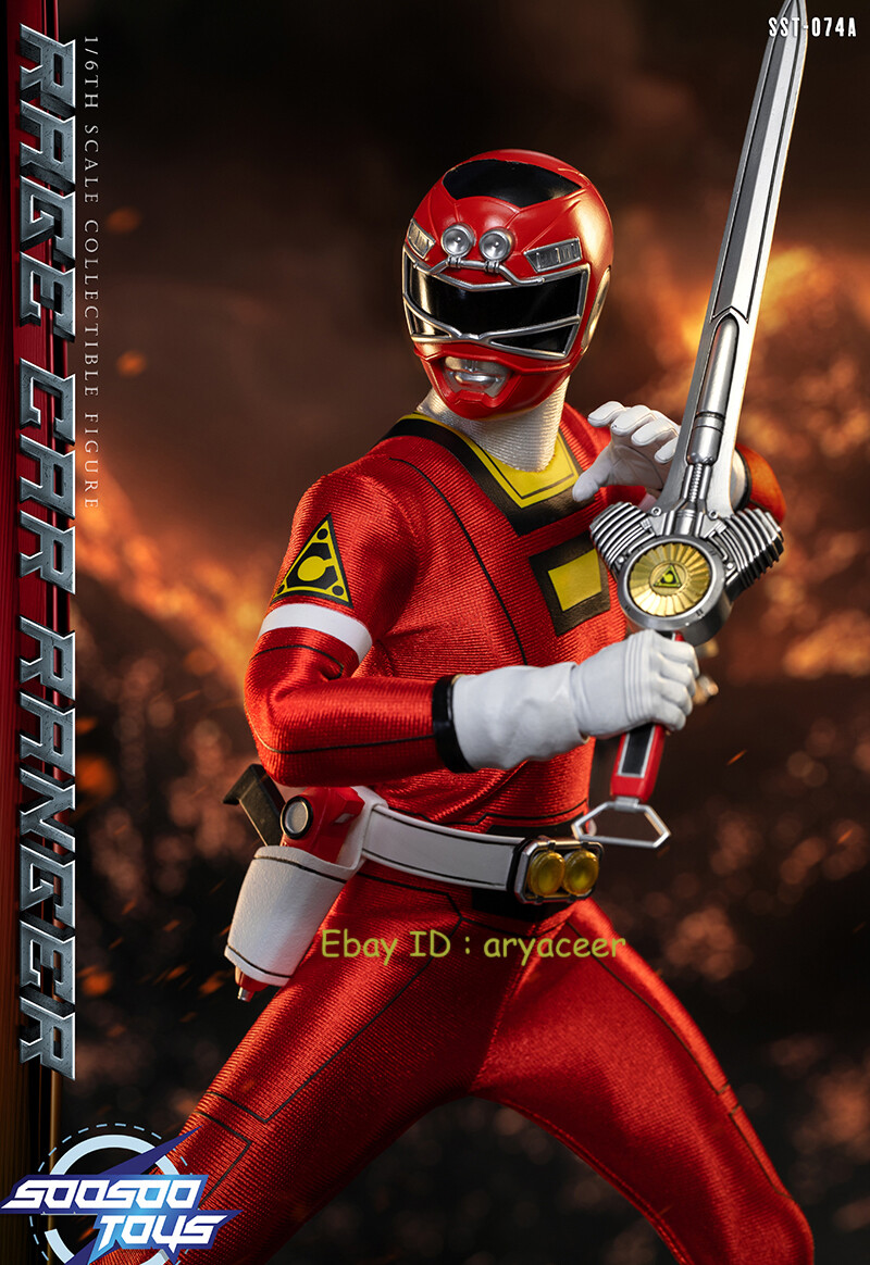 Soosoo Toys SST074A Super Sentai Rage Car Ranger 1/6 Action Figure