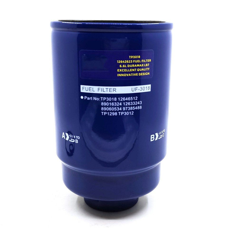 2PC TP3018 Fuel Filter for Duramax 6.6L 20042013 Chevrolet Silverado