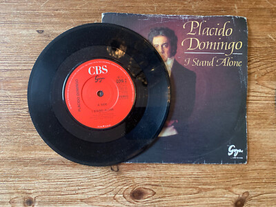 placido domingo - i stand alone 7  vinyl