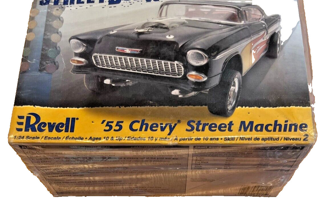 239＊■Revell '55 Chevy Street Machine1：25 Revell Monogram '55 CHEVY STREET MACHINE 1:24 Scale Model