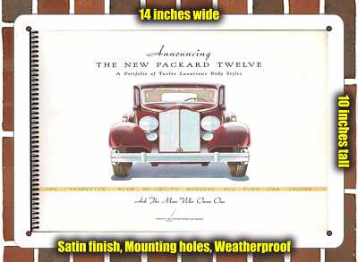 Metal Sign - 1934 Packard 12 (Sign Variant #02)