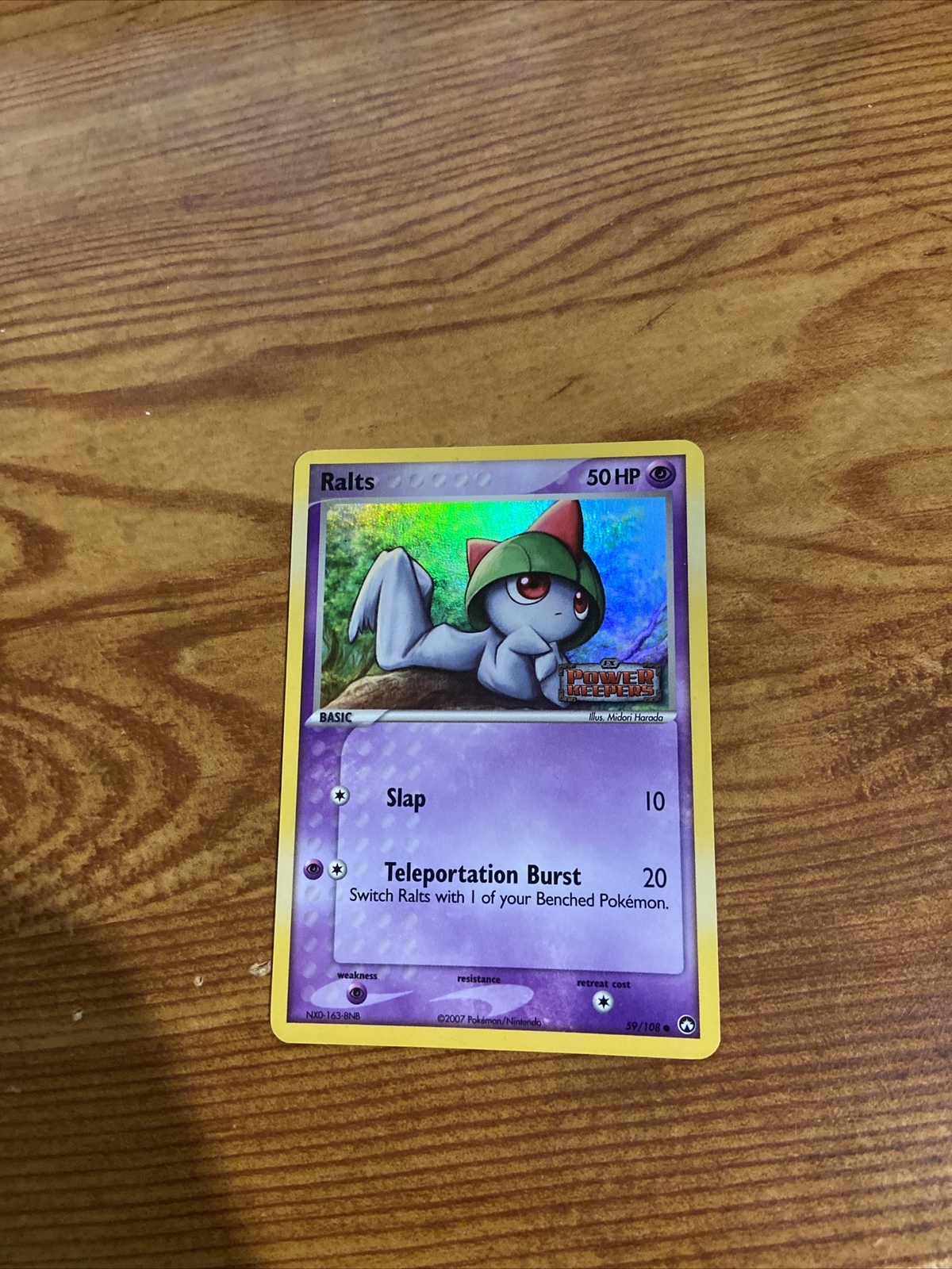 Ralts - 59/108 - Common Reverse Holo Near Mint EX Power Keepers