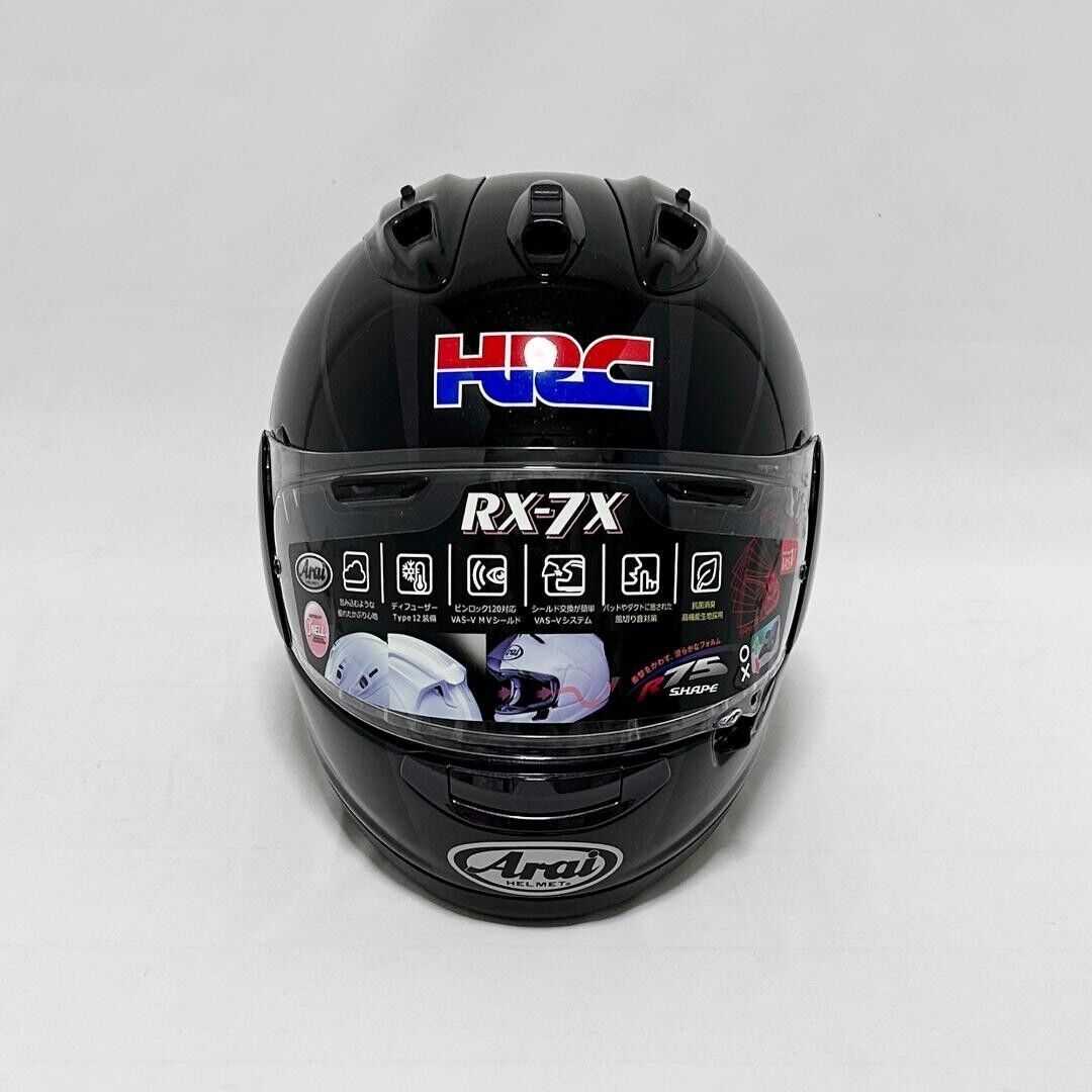 Arai RX-7X Corsair-X RX-7V CBR HRC Full-Face Helmet Size M Arai RX-7X Corsair-X RX-7V CBR HRC Full-Face Helmet Size M