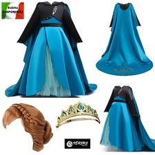 Simile Frozen Regina Anna 2 Vestito Carnevale Bambina Costume Dress FROZ051 SD