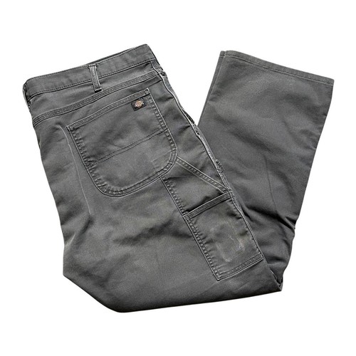 Dickies Flex grau Carpenter Hose Herren 42x30 Vintage Y2K Grunge Skater