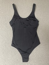 ARKET Womens Matte Swimsuit Black Size EUR 40 US 10 One Piece