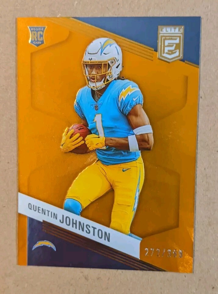 2023 ELITE ORANGE #176 QUENTIN JOHNSTON #'D 272/399