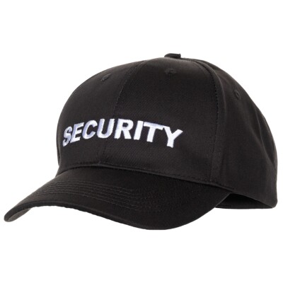 Basecap, Farbe Schwarz , bestickt mit '' Security '' , NEU !!!