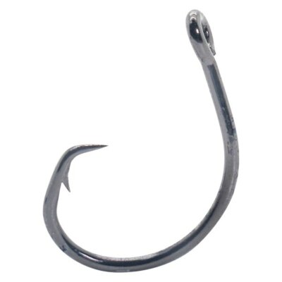 Mustad UltraPoint Demon Perfect In Line Circle 3 Extra Strong Hook (Pack of 3), Black Nickel, 11/0