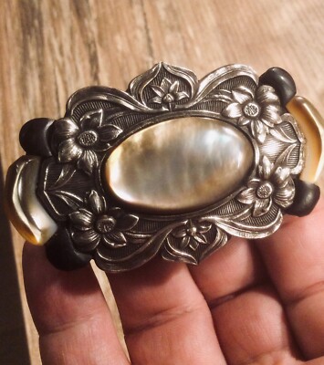 Broche vintage en argent sterling 925 en filigrane danois de