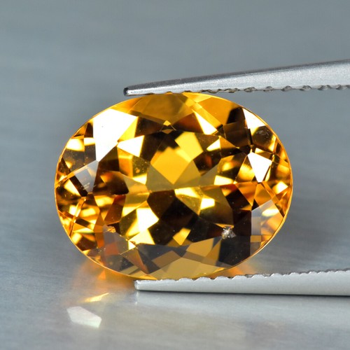 3.30Ct IF_Clarity Gemstone Natural Helidor Golden Yellow Beryl From Brazil