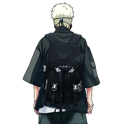 Niepce Men's Techwear Backpack Japanese Bag Japanese Streetwear School Bag