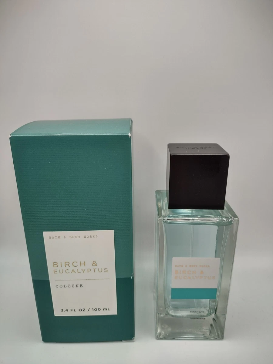 Bath Body Works BIRCH EUCALYPTUS Men s Cologne 3.4 fl oz 100 mL New In Box