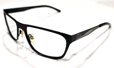 Jaguar 37338-610 Black Square Eyeglasses Frame 57-17 135 Germany Scratch On RIM