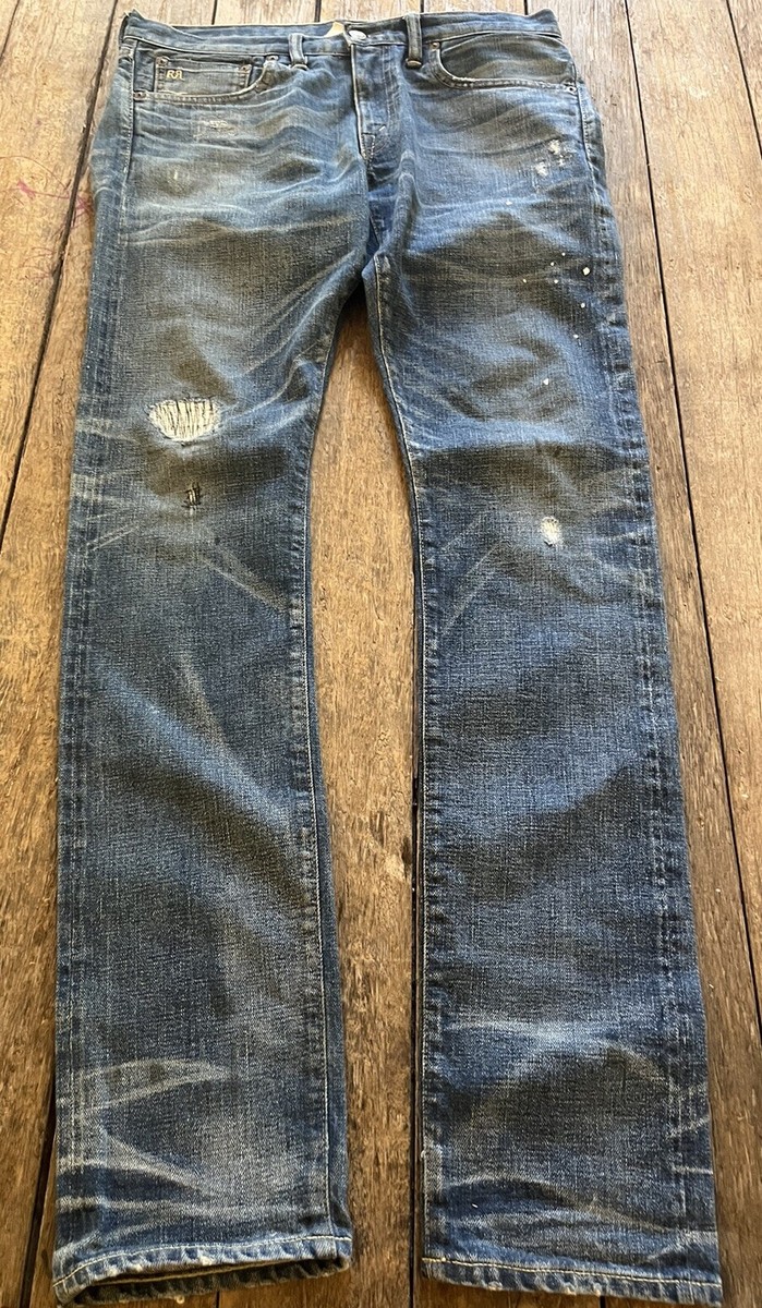 RRL Double RL Men's Stretch Skinny Fit japan cold spring Selvedge