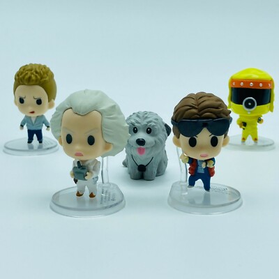 BACK TO THE FUTURE 5 Mini Figure Complete Set Japan BANDAI
