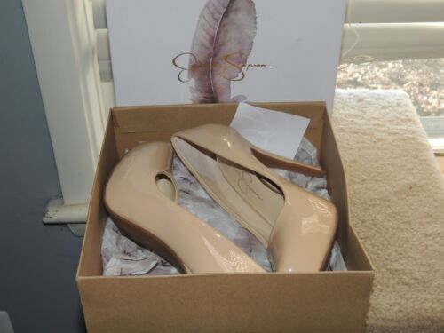 Jessica Simpson Women's Sand Dune Patent JS-PARISAH High Heels Shoes Size sz 8.5