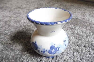 kleine Vase, blau-weiß, sehr guter Zustand, Keramik Gmunden Österreich - Bild 1 von 4