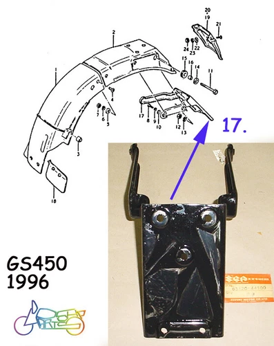 REINFORCEMENT, REAR FENDER