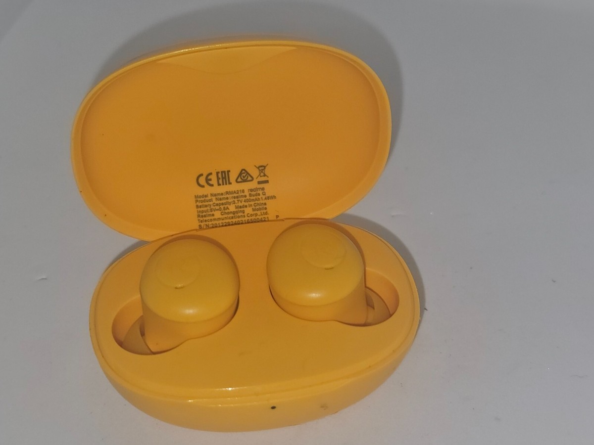 Realme Buds Q TWS Earbuds Orange Colour UK