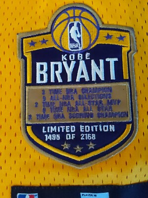 Adidas Los Angeles Lakers Kobe Bryant Limited Edition Jersey Men