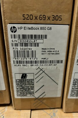   HP EliteBook 850 G8 - 15.6'' FHD, i5-1135G7, 16GB RAM, 512GB SSD, Win11 Pro  