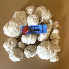 Patons Yarn Chunky Wool 190g Cream Bundle Knitting Craft Projects