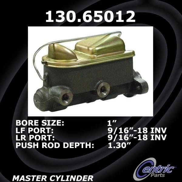 For Ford F-100 1968-1972 Centric 130.65012 Premium Brake Master Cylinder Foto 2 de 2