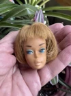New ListingVtg Barbie Doll Ash Blonde AMERICAN GIRL Head ONLY 1960s Blue Eyes Eyeshadow