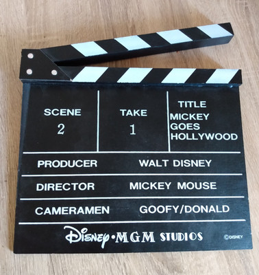 Disney MGM Studios Souvenir Clapperboard 90er Jahre
