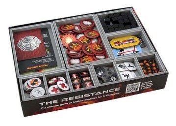 FLSFPO Folded Space Board Game Insert: Flash Point - Fire Rescue