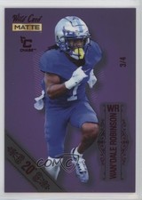 2022 Wild Card MATTE Chase Purple 20 Stripe /4 Wan'Dale Robinson Rookie RC 1hm6. rookie card picture