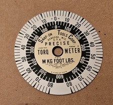 Vintage Snap-on Tools Precise Torq Meter Gauge M Kg Foot Lbs