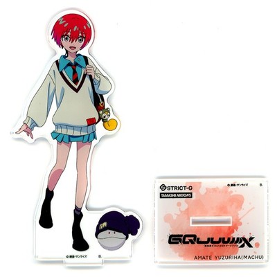 Amate Yuzuriha Gundam Silver Phantom Acryl Ständer STRICT-G x TAMASHI Japan U688