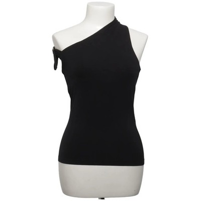 MaxMara, Neckholder Top, Größe: S, Schwarz, Elasthan/Viskose, Einfarbig #kWy