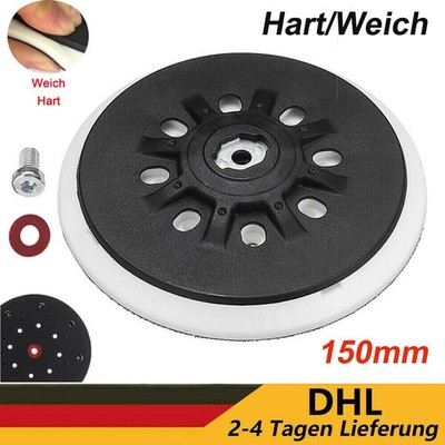 Schleifteller Ø 150mm hart für `Festool Festo grinder RO 1E 2E ETS LEX WTS Rotex